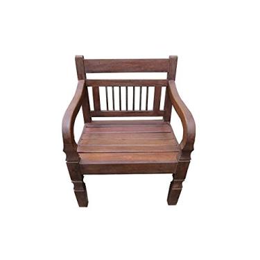 Imagem de Poltrona Rústica Varsóvia em Madeira de Demolição - Cód 165