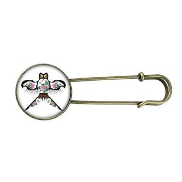 Imagem de Broche de metal retrô com estampa de pipa tradicional da cultura chinesa