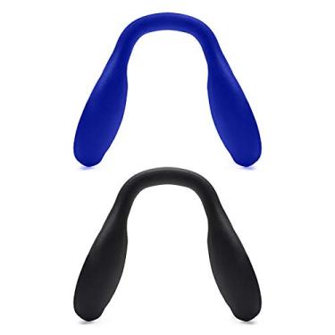 Imagem de Mryok Ponteira de substituição para óculos de sol Oakley Outpace OO4133 – Opções, Azul e preto, One Size