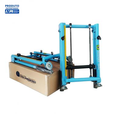 Imagem de Dobradeira F37 Para Calhas Rufos Pingadeiras Condutores Portátil Manual Exclusiva Fierro Dobradeiras