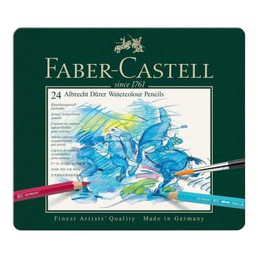 Imagem de Lápis De Cor Faber-Castell Aquarelável Albrecht Dürer - Estojo Com 24 Cores