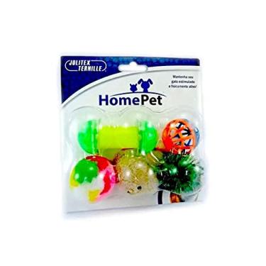 Imagem de Brinquedo Kit Gatinho Animado, Colorido, 5 unidades, HomePet
