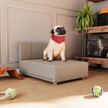 Imagem de Cama Box Pet Dog Porte Menor 60 Cm Cor Bege - Comprar Moveis Em Casa -