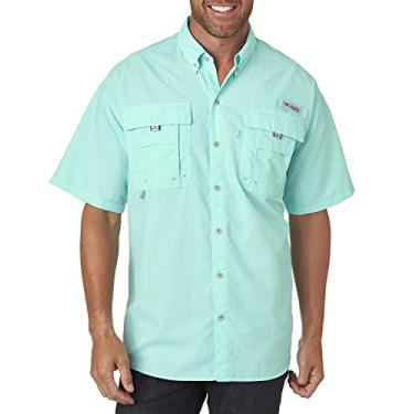 Imagem de (X-Large, Gulf Stream) - Columbia Men's Bahama II Short-Sleeve Shirt