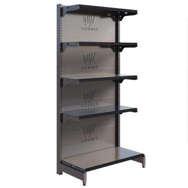 Imagem de Gôndola Fit Parede 1 Inicial 2,02m Farmácia Comercial - Amapá