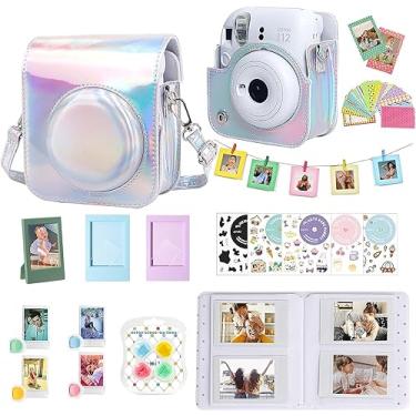 Imagem de WOGOZAN Kit de acessórios para câmera instantânea Fujifilm Instax Mini 12 + álbum para mini filme de 7 cm + filtros de cor + álbum de fotos e molduras + moldura para pendurar na parede + adesivo DIY
