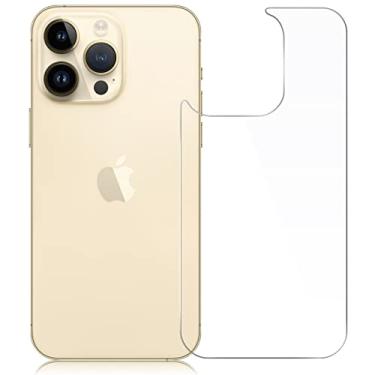 Imagem de Duolamila [Pacote com 2] Protetor de tela traseira para iPhone 14 Pro para iPhone 14 Pro, antiarranhões/bolhas, película traseira ultrafina de vidro temperado para iPhone 14 Pro (6,1 polegadas)