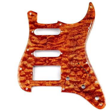Imagem de Escudo Para Guitarra Am Strat HSS Marrom Spirit 110-BQ [F035]