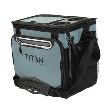 Imagem de Titan Arctic Zone – Bolsa térmica dobrável à prova de vazamento, comporta 40 latas, azul-petróleo, azul