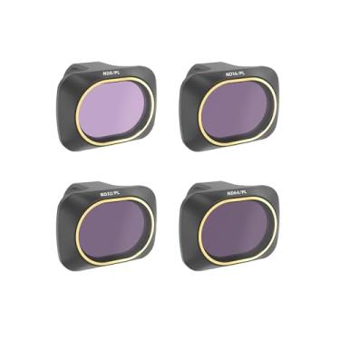 Imagem de Conjunto de filtros ND/PL para DJI Mini 4K/Mini 2/SE/Mavic Acessórios Pacote com 4 - (ND8/PL, ND16/PL, ND32/PL, ND64/PL)