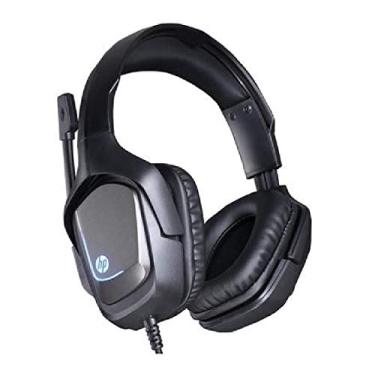 Imagem de HP Headset Gamer H220 Preto Com Microfone Driver de 40mm USB+P2 com Iluminação LED Áudio Estéreo cabo de 190cm com controle de volume 8AA11AA