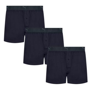 Imagem de 3 Cuecas Samba Canção Com Cós Elástico e Abertura Masculina Adulto - S