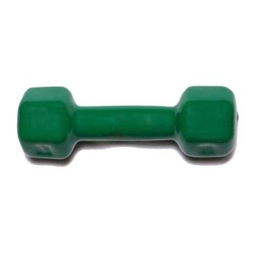 Imagem de Halter Sextavado 7kg Emborrachado PVC - Rythmoon, Verde