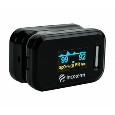 Imagem de Oxímetro de Pulso Portátil Bluetooth Incoterm OX500, Branca