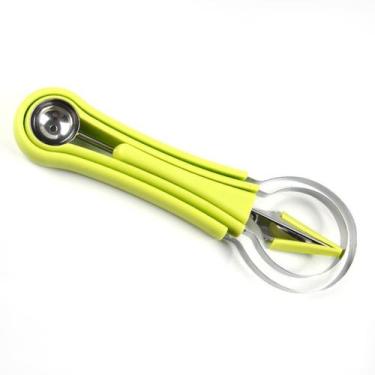 Imagem de Fatiador Frutas 4 Em 1 Cortador Melancia Aço Inox - innovaree-commerce