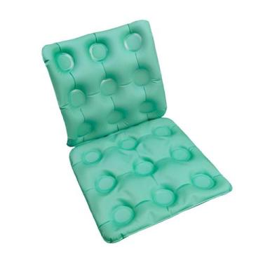 Imagem de Almofada Ortopédica com Encosto Forração Anti Escaras e Pós Cirúrgica 