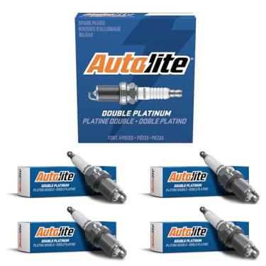 Imagem de Autolite Velas de ignição automotivas de reposição de platina dupla APP104 (pacote com 4)