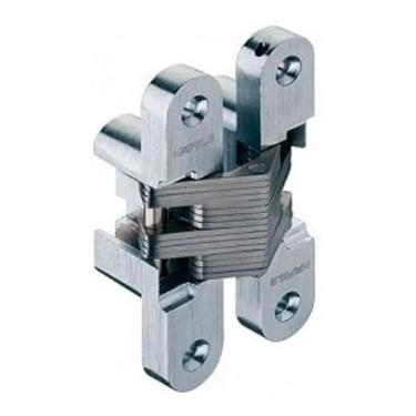 Imagem de Dobradiça invisível 118x25mm cromo escovado - Hafele