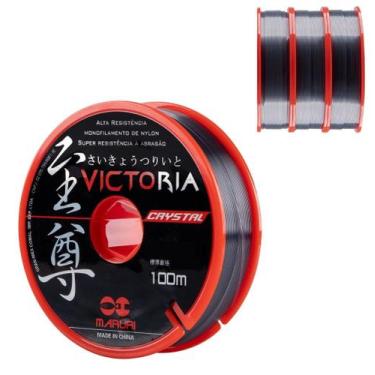 Imagem de Kit 3 Linhas Victoria Crystal Maruri 0,61mm 40,8lbs/18,5kg - (3x 100 M