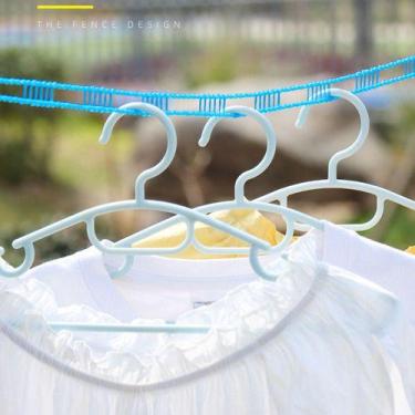 Imagem de Corda Varal 5m De Nylon Para Estender Secar Roupas Multiuso - oem