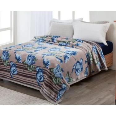 Imagem de Cobertor Casal Jolitex/Dyuri Ternille Douro Azul 180x220cm