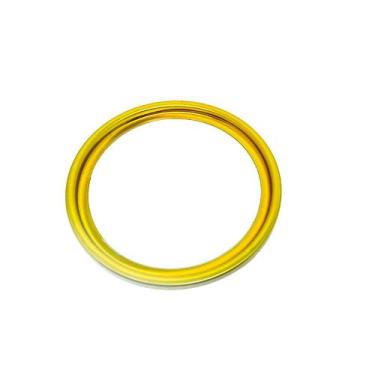 Imagem de Porta Grelha Inox Redondo P/ Ralo Click 10cm Dourado  - Montelar Acaba