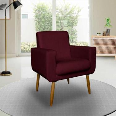 Imagem de Poltrona Decorativa Annita sala escritório - me, bordo