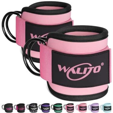 Imagem de WALITO Cintas de Tornozelo de Academia para Exercícios-Cinta de Retrocesso para Tornozelo de Glúteo, Acessórios para Máquinas de Cabos de Academia para Mulheres, Extensões de Pernas de Glúteo, Abdutor