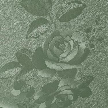 Imagem de Livelynine Papel de parede floral texturizado de 40 x 500 cm, papel de contato vintage vitoriano antigo para forro de gaveta de cozinha, gabinete de mesa, cobertura autoadesiva, verde, papel de parede