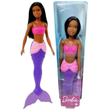 Imagem de Boneca Barbie Sereia Dreamtopia Negra Mattel HGR04