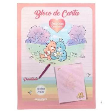 Imagem de Bloco De Carta Pautado 50fls Ursinhos Carinhosos Sortidos - Sao Doming