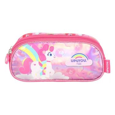 Imagem de Estojo Escolar Triplo Unicornio Up4you