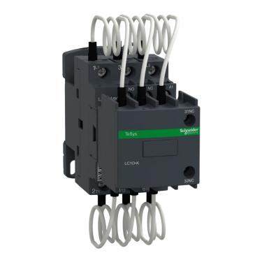 Imagem de Contator p/ Comutação De Banco De Capacitores 220VCA 25KVAR/400V LC1DMKM7 - Schneider