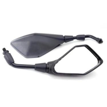 Imagem de Retrovisor Modelo KAWASAKI Z400 Lente Plana - Rosca Padrão Honda Todos