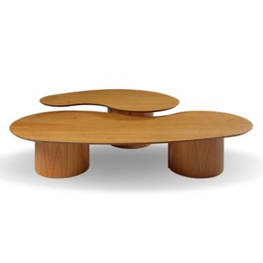 Imagem de Mesas De Centro Orgânica Vincent 135x60 Freijó