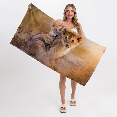 Imagem de Toalha De Praia Lion Babys