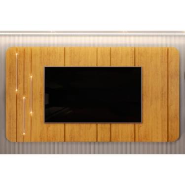 Imagem de Home P- Tv Até 75 Polegadas Celine 100% Mdf C- Led 241x132cm Cedro - Dj Móveis