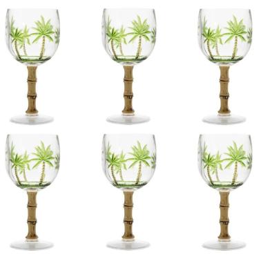Imagem de Conjunto De Taças Wolff Palm Tree 495ml 6 Peças Transparente