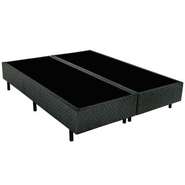 Imagem de Base Box Para Colchão De Solteiro Biflex Turquia 39x79x198cm Grafite
