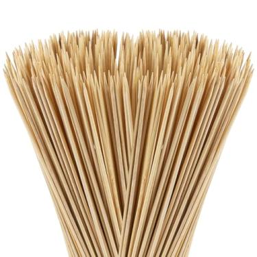 Imagem de acDesign 200 Espetos De Bambu Natural 6/8/10/12/14/16" Palitos Madeira Para Churrasco Espeto Aperitivo Grelhar Frutas