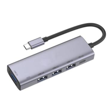 Imagem de Fonus Hub Usb-C Compatível Com Tablets Samsung Galaxy Tab S7/S8/S9 De 11 Polegadas - Adaptador 5 Em 1 Tipo C Para Carregador Pd E Divisor Porta P9P
