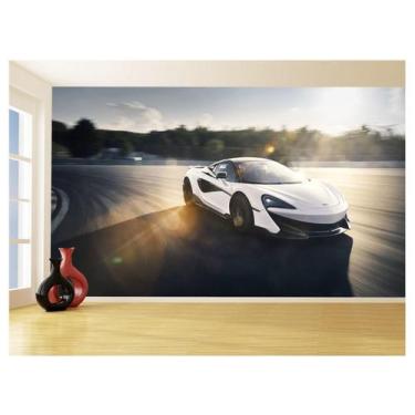 Imagem de Papel De Parede 3D Carro Mc Laren Pista Super 3,5M Car263 - Você Decor