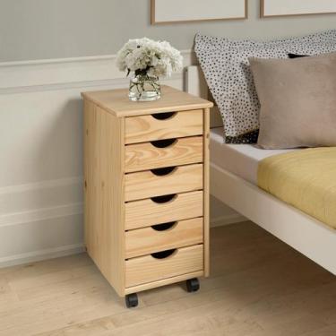 Imagem de Móveis para Quarto Gaveteiro 6 Gavetas Nils - FAMACHIQ