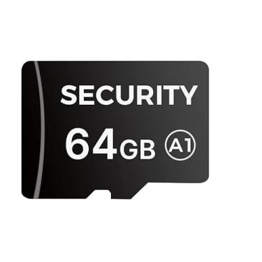 Imagem de Hiseeu Cartão micro SD de 64 GB para câmeras, leitura de 90 MB/s, gravação de 25 MB/s, cartão de memória para câmeras de segurança internas e externas, câmera de ação, câmera de painel, deck a vapor, interruptor