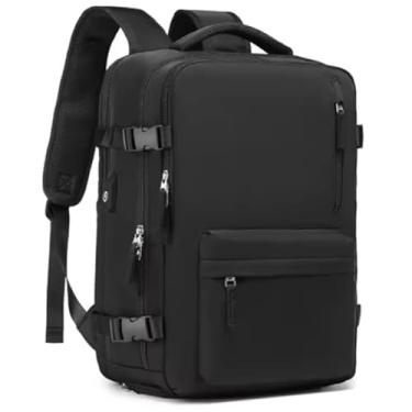 Imagem de Mochila De Viagem Grande Expansível, Impermeável, Com Porta Usb, Multifuncional Antifurto, Compartimento Para Sapatos, Bolso Para Viagem, Mochila Para Notebook, Feminina E Masculina