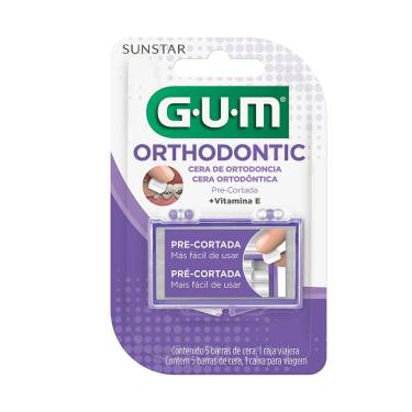 Imagem de Cera Ortodôntica Gum Pre-Cortada Neutra 5 Barras
