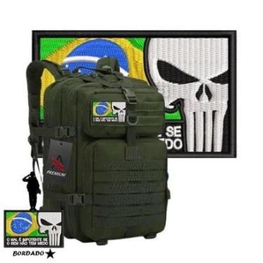 Imagem de Mochila PREMIIUM Tática 50 Litros Militar PUNISHER COR:;GÊNERO:UNISSEX;TAMANHO:G-Unissex