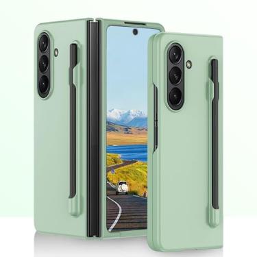 Imagem de HOULEE Capa para Samsung Galaxy Z Fold 7 com S Pen Skin Friendly Z Fold 7 Capa de telefone com suporte para caneta dobrável à prova de choque capa protetora completa PC sem fio para Galaxy Z Fold 7