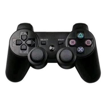 Imagem de Controle Para Ps3 Sem Fio Compatível para Ps3 Preto - Alt...