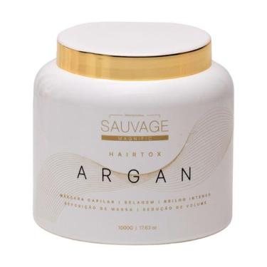 Imagem de Hairtox Botox Capilar Argan 1kg Selagem Anti Frizz - SAUVAGE MAGNIFIC